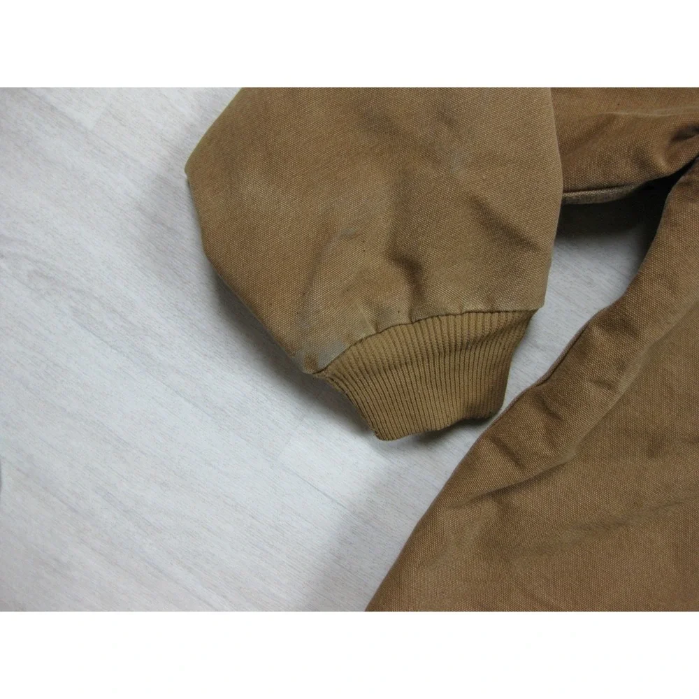 Vintage Carhartt Duck Canvas Active Jacket Men's (XL) Workwear‎ Quilt Lined J130